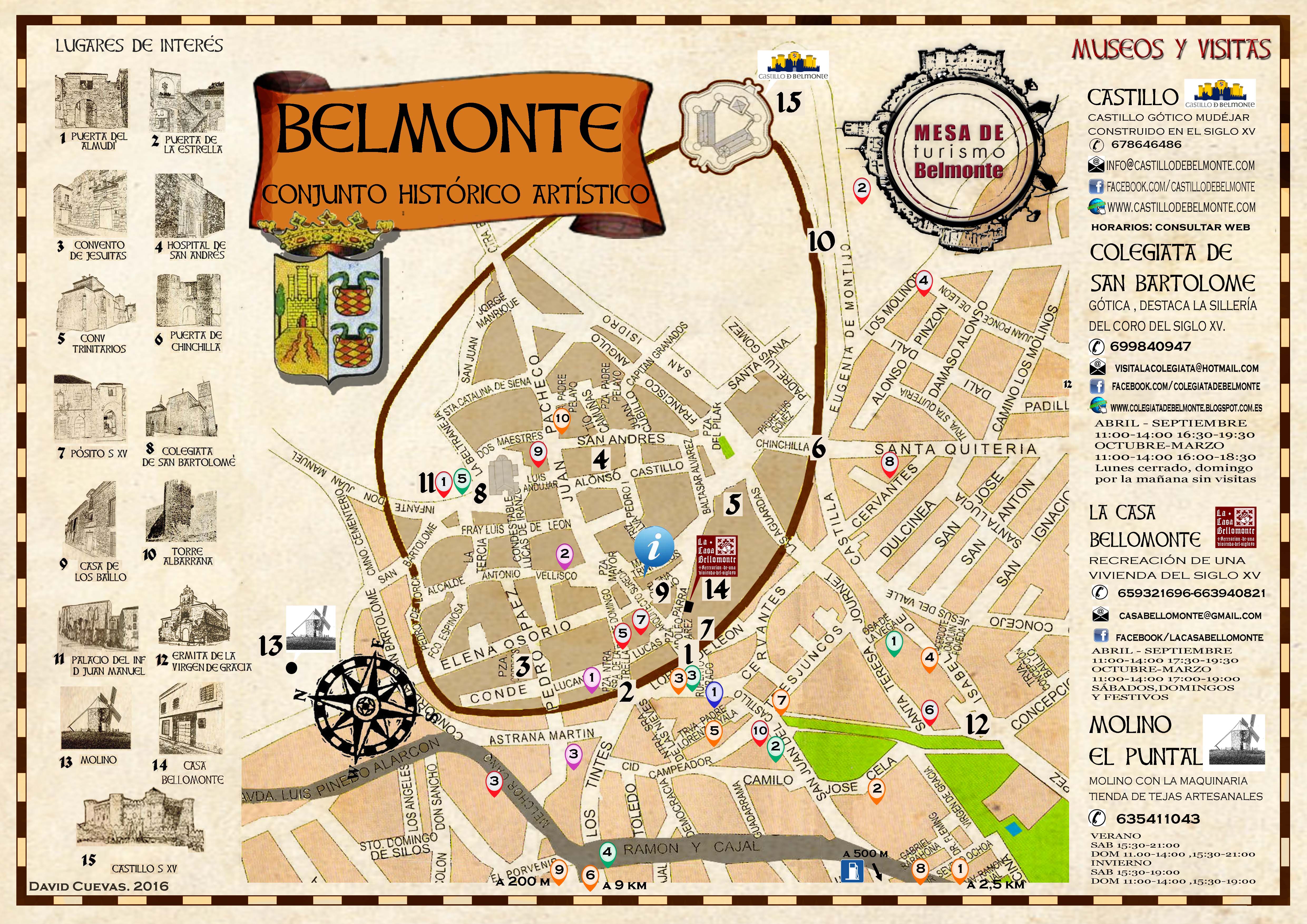 Plano de Belmonte - Cuenca - Castilla La Mancha - España